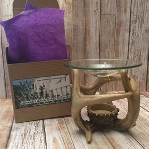 Rustic Antler Large Essential Oil Warmer